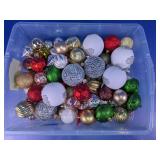 Assorted Plastic Christmas Ornaments