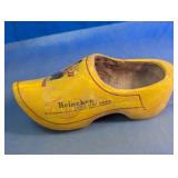 Vintage Heineken Beer Wooden Clog