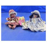 Collectible Porcelain & Bean Bag Dolls