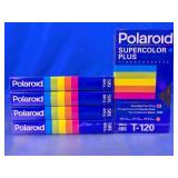 Polaroid Supercolor Plus T-120 VHS Tapes