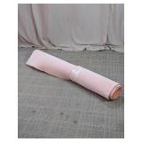 Pink Fabric-Backed Upholstery Foam Roll