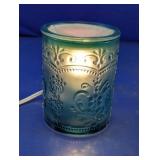 Blue Glass Electric Wax Warmer
