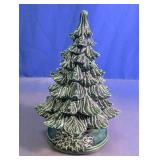 Ceramic Christmas Tree With Light Base