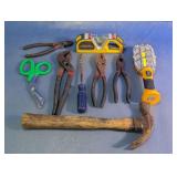 Assorted Hand Tools & Work Light Lot