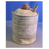 Vintage Galvanized Metal Oil Can