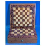 Wood Chessboard & Backgammon Game Board