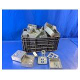 Assorted Metal Electrical Utility Box