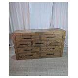 Rustic 9-Drawer Dresser