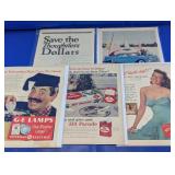 Vintage Entertainment & Lifestyle Ad Collection