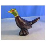 Glass Pheasant Decanter Bottle