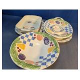 Pfaltzgraff Summer Breeze Ceramic Serveware Set