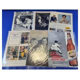 Vintage Magazine Advertisement Pages Lot