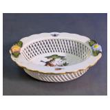 Herend Handpainted Porcelain Basket