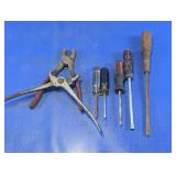 Vintage Hand Tool Lot Pliers Screwdrivers :Lot