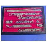 Rhinestone Jewelry Display Case