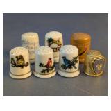 Assorted Decorative Thimble Collection