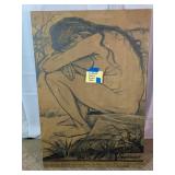 "Sorrow" - Vincent van Gogh Wrapped Canvas Art