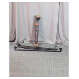 allen + roth Drapery Rod & Towel Holder Set