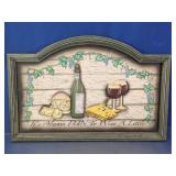 Wine & Cheese Wall Decor