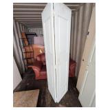 White 6-Panel Raised Panel Bifold Door