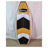 Doomswell Bamboo Wakesurf Board w/ Fins