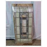 Framed Stained Glass Window Panel