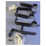 Black Curtain Rod Brackets & Mounting Hardware
