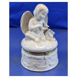 Angel Figurine Trinket Box