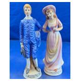 Vintage Blue Boy and Pink Girl Figurine Pair