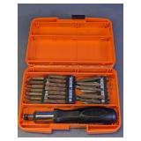 Black & Decker Screwdriver Bit Set in Case