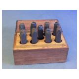 Vintage Steel Number Stamp Punch Set