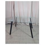 Modern Rectangular Glass Dining Table