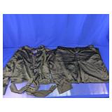 Eloquii Olive Satin 2-Piece Outfit Set Size 22