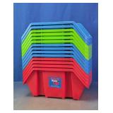 Stack-Up Plastic Storage Bins