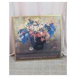 Framed Edgar Degas Floral Exhibition Print