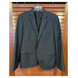 Egara Extreme Slim Fit Black Blazer