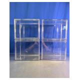 Clear Plastic Display Boxes Assortment