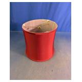 Red Fabric Table Lamp Shade