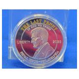 Lincoln Penny Final Cent Tribute Coin