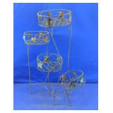 Four-Tier Ivy Metal Plant Stand