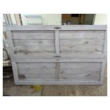 Rustic Whitewashed Wooden Wall Panel Board