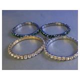 Rhinestone Stretch Bracelet Set