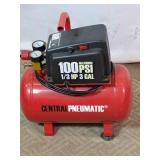 Central Pneumatic 3 Gal 100 PSI Air Compressor