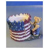 Boyds Bears Tommy Bearyproud Votive Candle Holder
