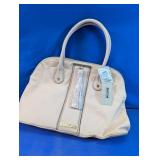 Reaction Kenneth Cole Cream Satchel Handbag