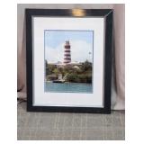 Framed Abaco Bahamas Lighthouse Print