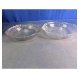 Clear Glass Pie Plates