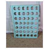 Large Wooden Connect 4 Game Board Frame