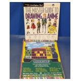 Anime Drawing Book & Construction Paper Set