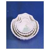 Stoneware Shell Measuring Cup Set